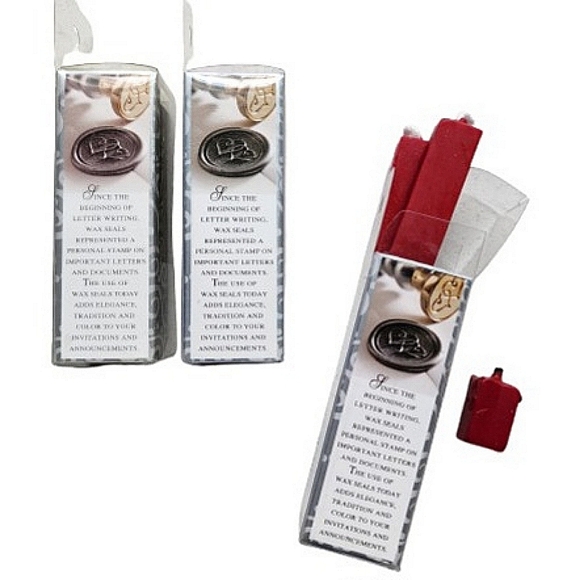 Gartner Studios Sealing Wax Bundle of 2 Gold Burgundy NIB - Picture 2 of 6